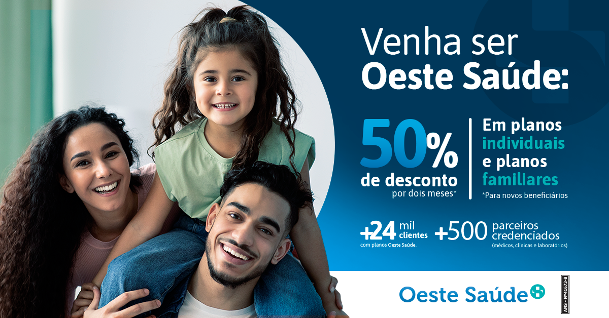 Oeste Saúde lança promoção para todos os planos | Oeste Saúde - Planos de Saúde