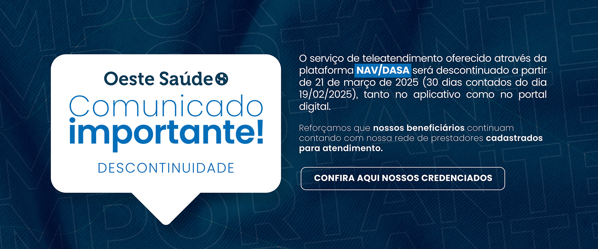 Banner Oeste Saúde - 