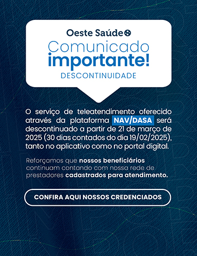 Banner Oeste Saúde - 