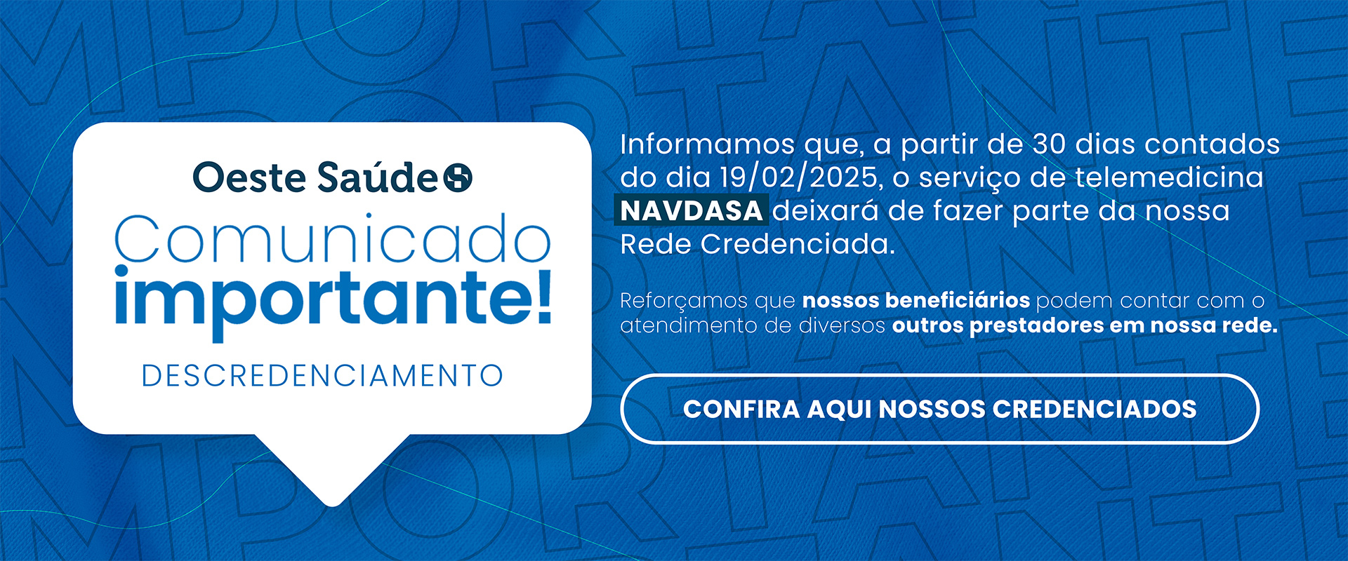 Banner Oeste Saúde - 