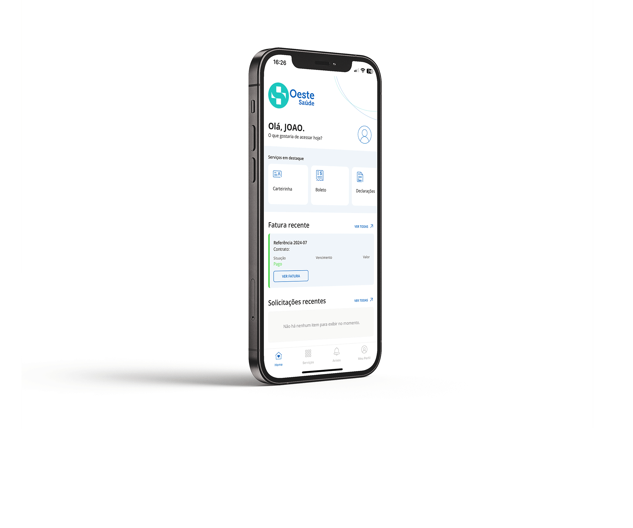 Demonstrativo App Oeste Saúde